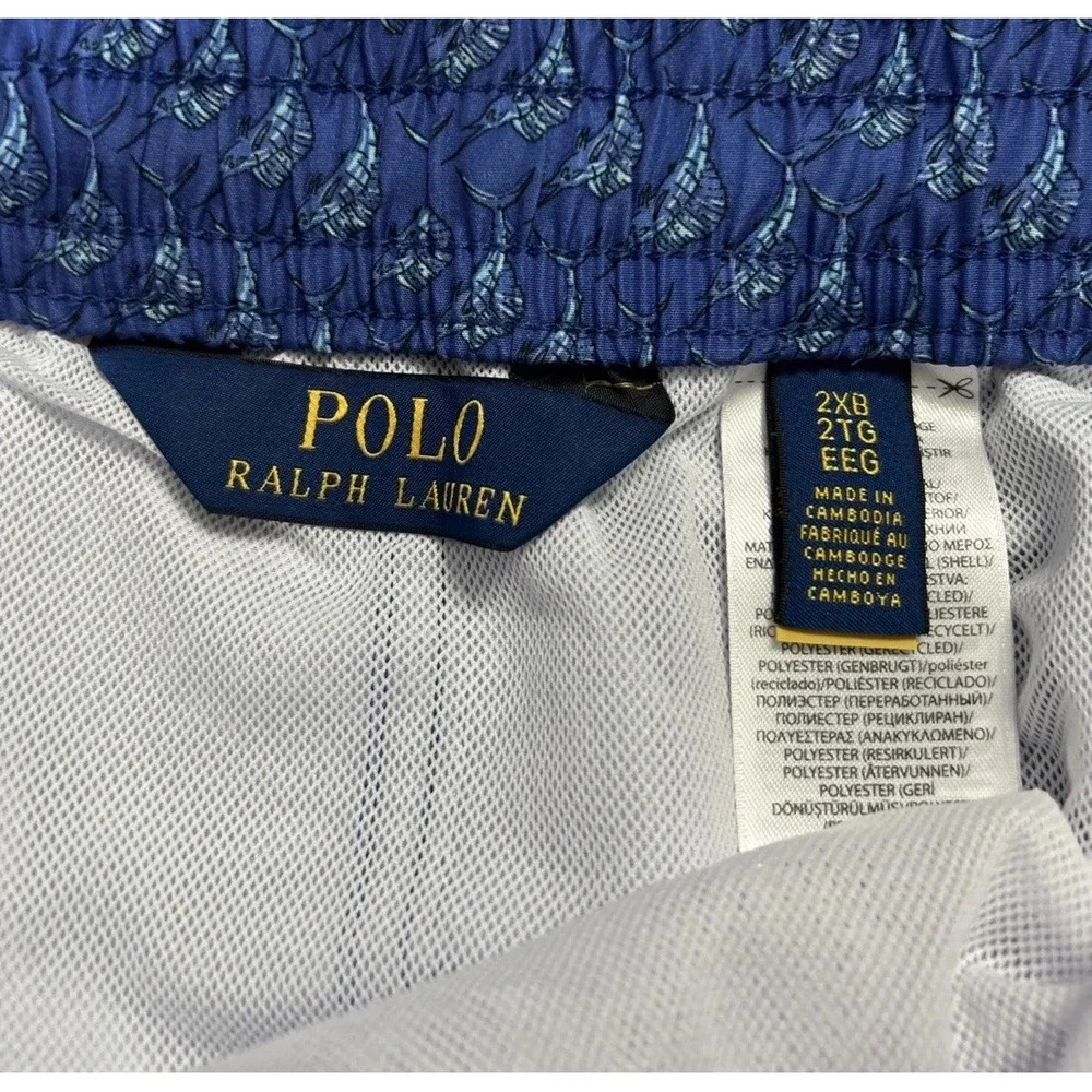 NWT Polo Ralph Lauren Men's‎ Traveler Swim Shorts Swordfish Sz 2XB $110 New